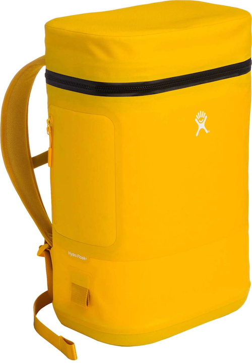 Hydro Flask Unbound Cooler Backpack 22L Goldenrod Yellow angle