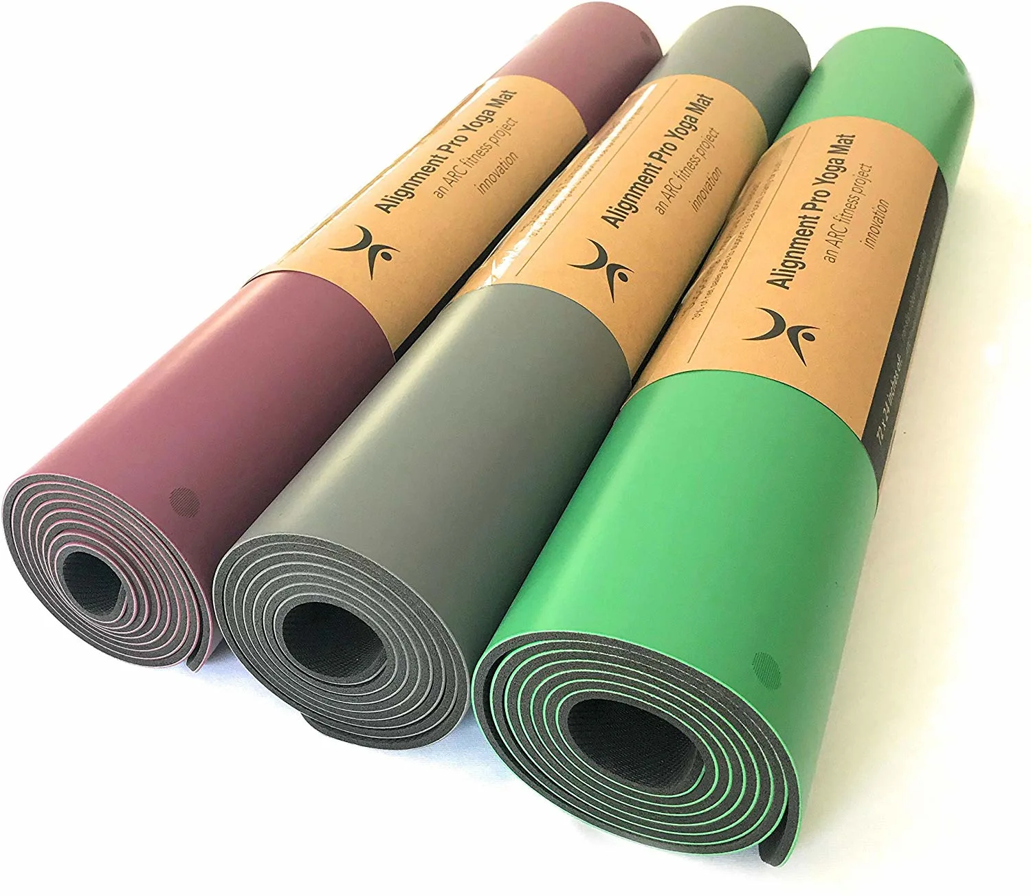 arc fitness non slip yoga mat like liforme