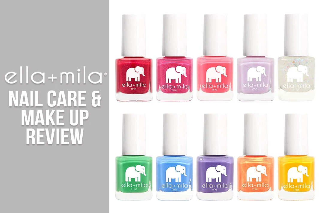 ella + mila nail polish and make up review