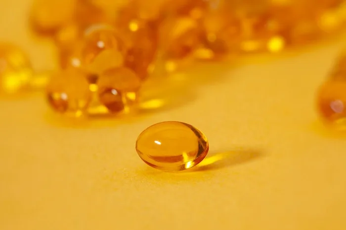 vitamin d pills orange oil