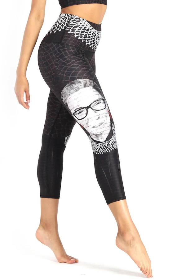 Yoga Democracy Notorious RBG Leggings