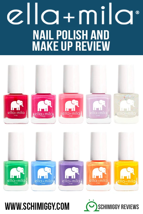 ella + mila review nail polish and make up