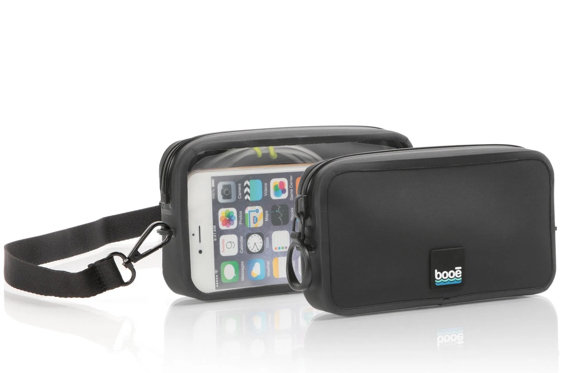 booe waterproof fanny pack black