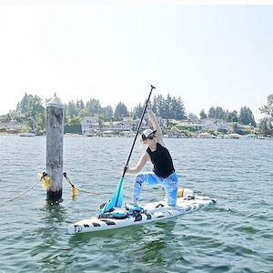 keeley maroney Seattle sup board yoga instructor