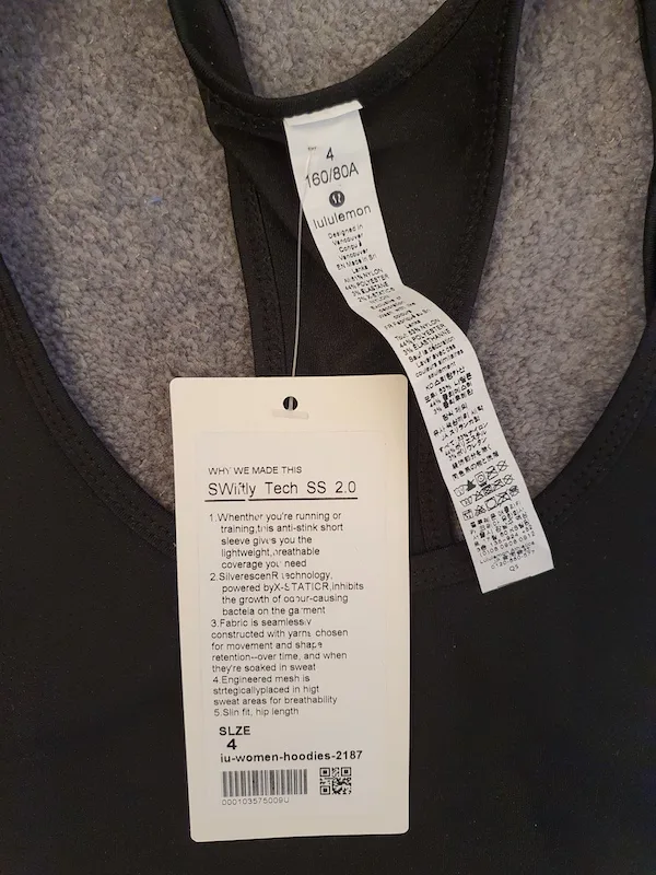 lululemon athletica, Tops, Swiftly Tech 2 Rip Tag Attached