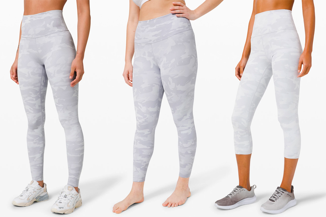 lululemon wunder under pant Incognito Camo Jacquard Alpine White Starlight