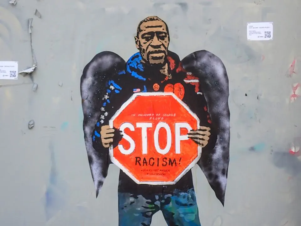 george floyd artwork stop racism