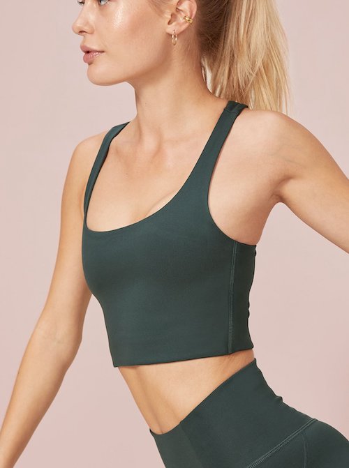 Shop Girlfriend Collective Paloma Bra Crop Top - Schimiggy Reviews