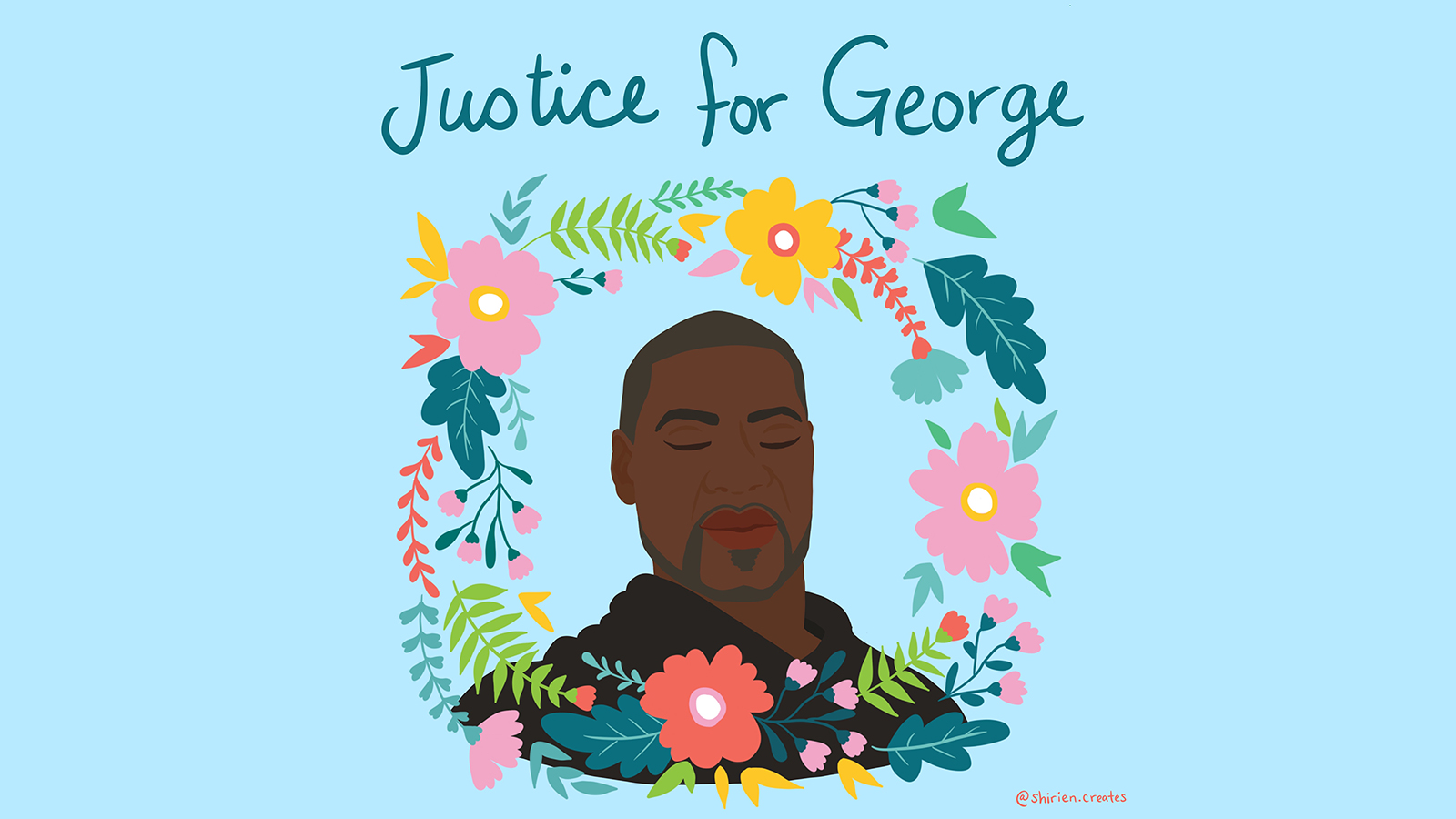 justice for george floyd art