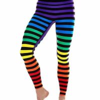 k-deer sneaker-length-dana-stripe leggings