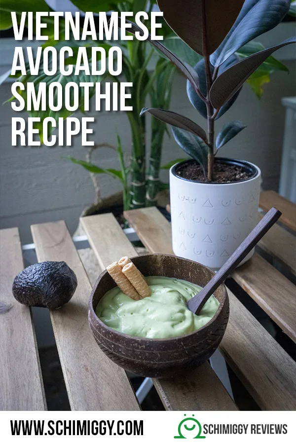 easy vietnamese avocado smoothie schimiggy