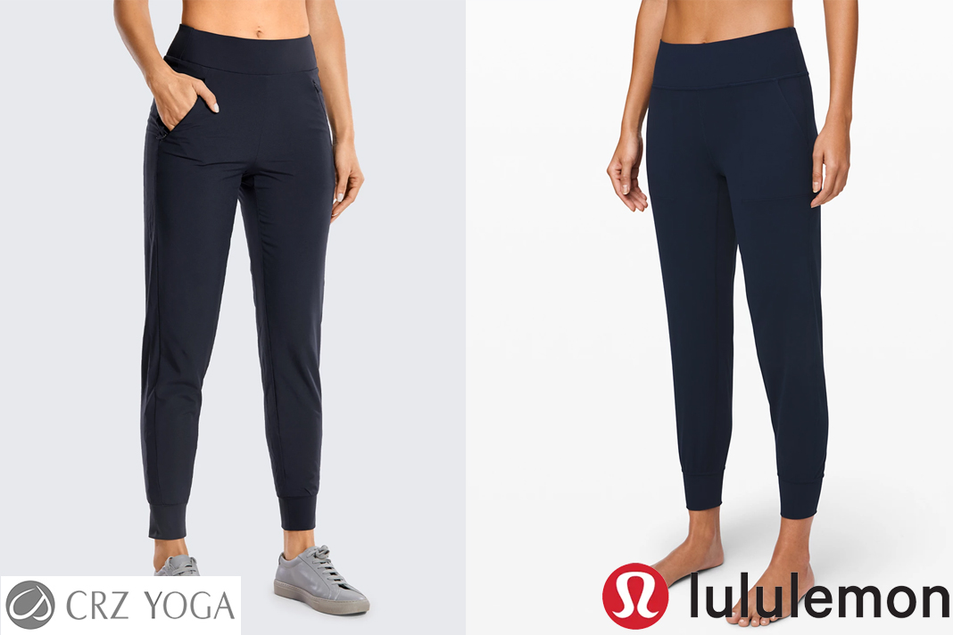 crz yoga jogger vs lululemon align joggers