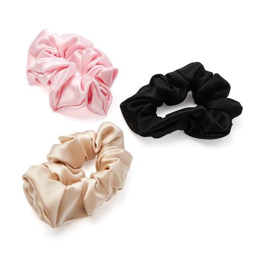 Blissy Silk Scrunchies Set of 3