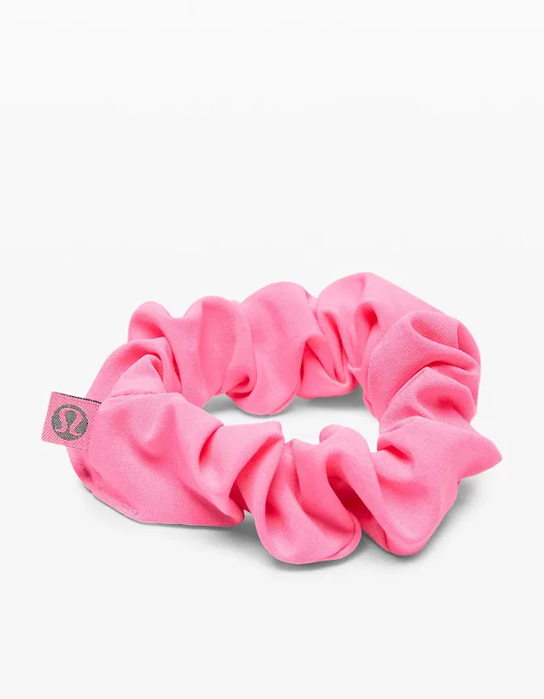 lululemon uplifting scrunchie dark prism pink