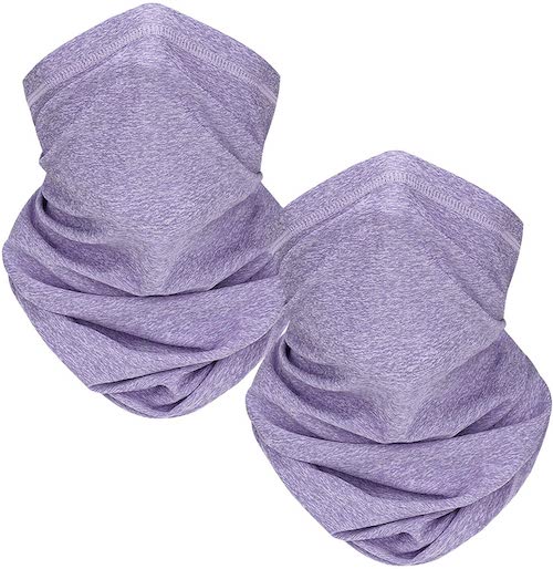 Face Gaiter Heathered Purple