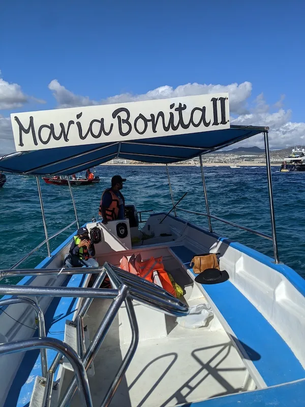 Los Cabos Maria Bonito Tours Boat