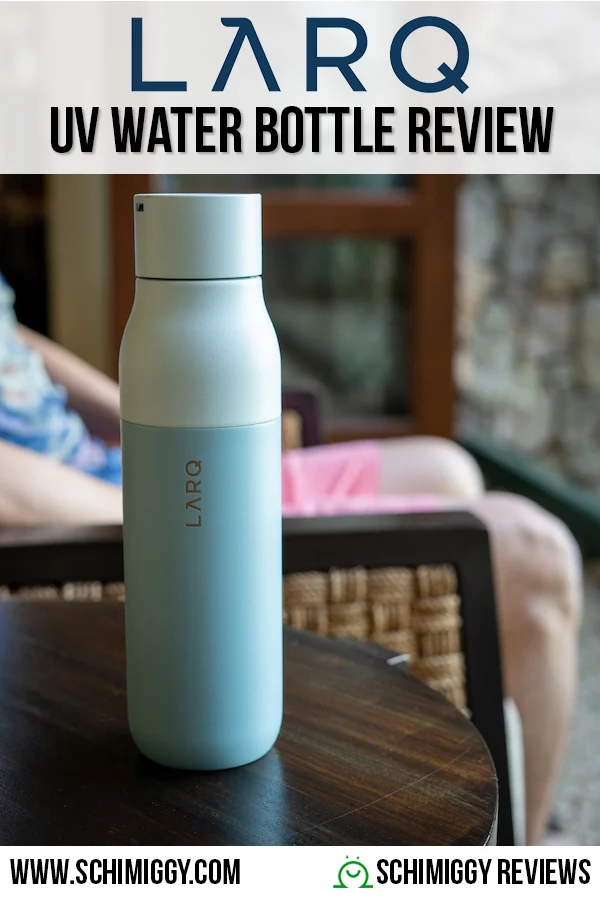 larq review uv filter water bottle
