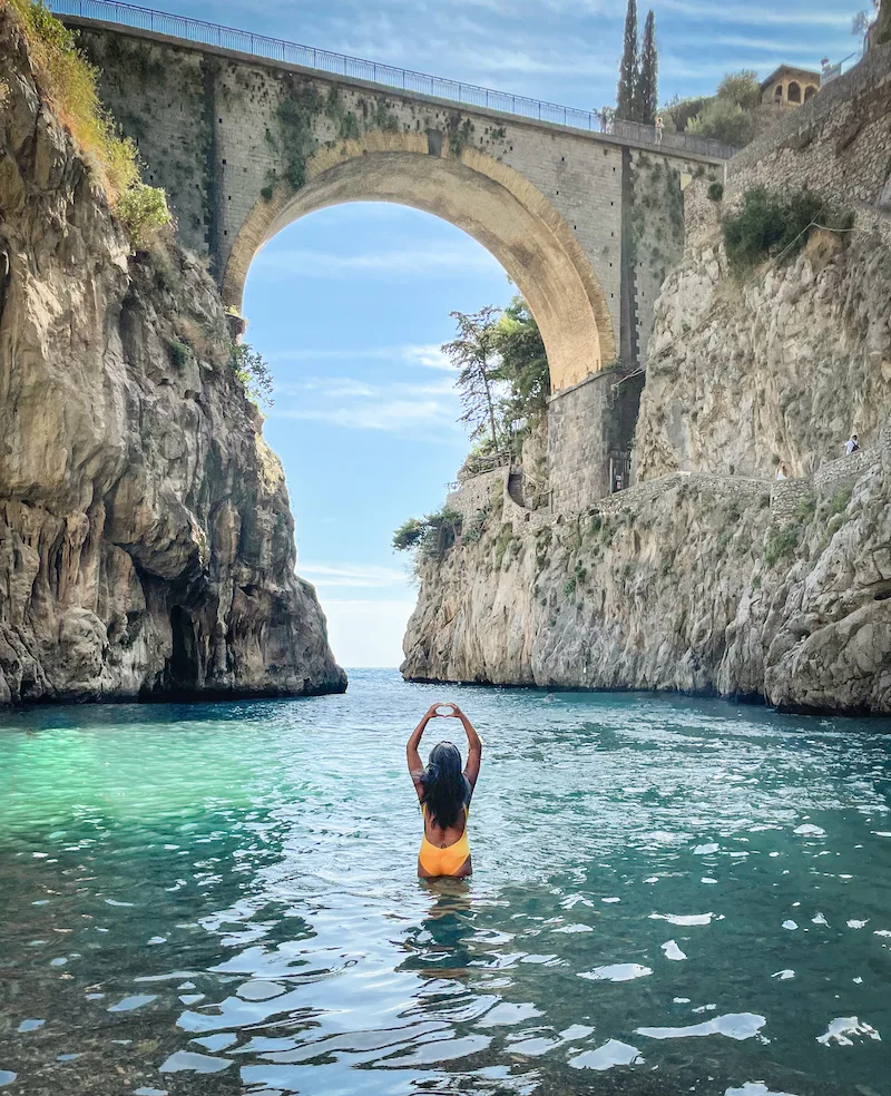 Fiordo di Furore in the Amalfi Coast Italy