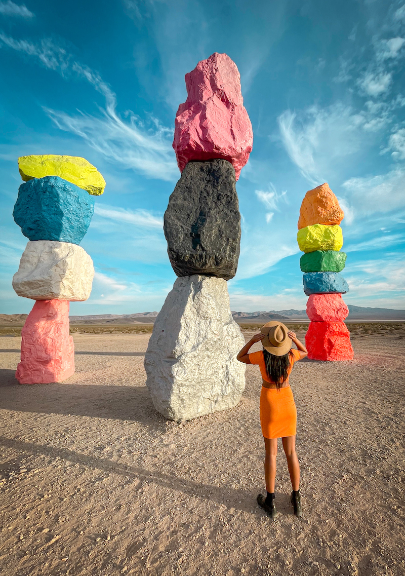 Seven Magic Mountains in Las Vegas, Nevada