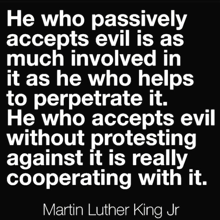 passively accepting evil is just as bad as someone perpetrating it narcissist quote