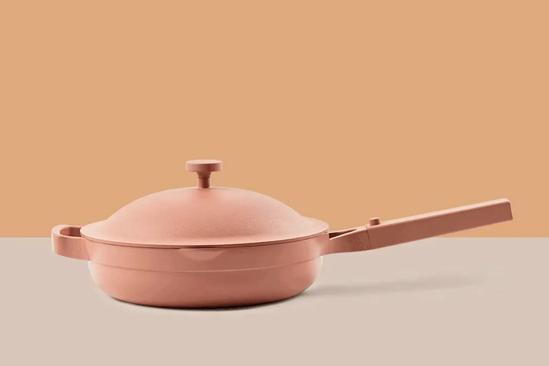 Pink Non Stick Sauce Pan with Ceramic Coating