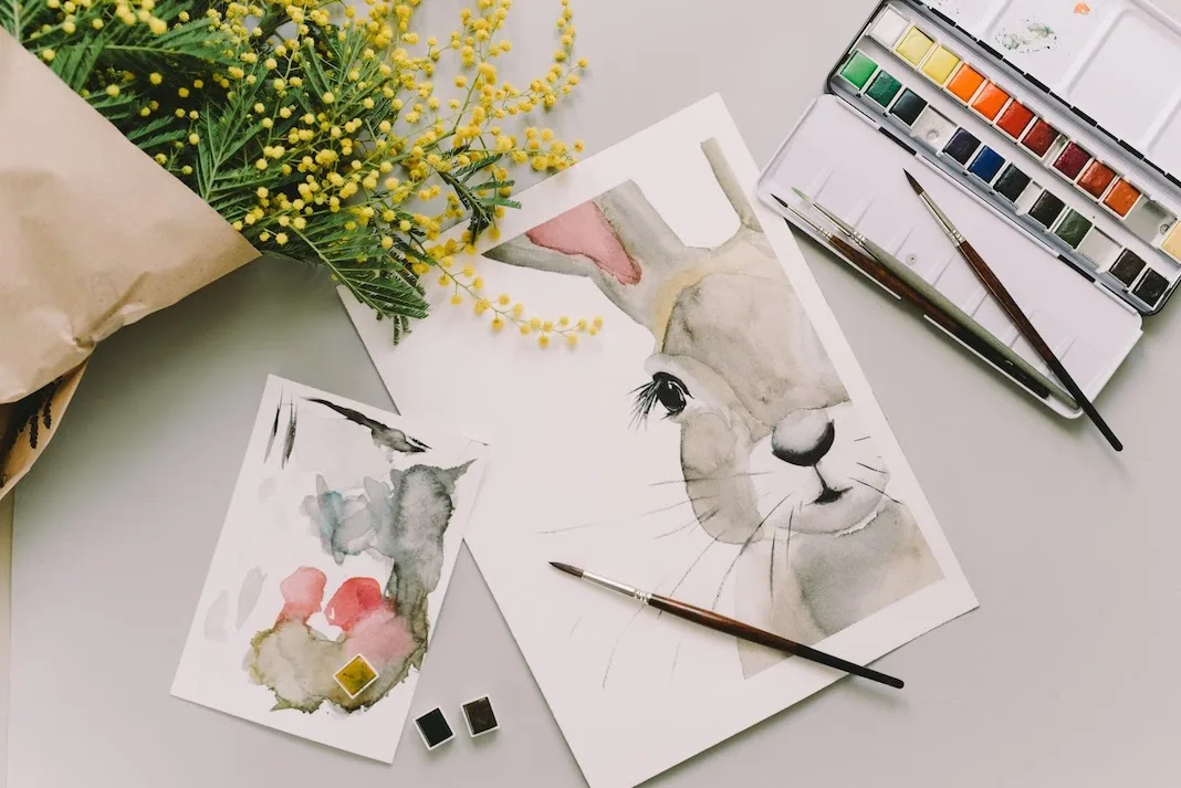 water color painting diy project