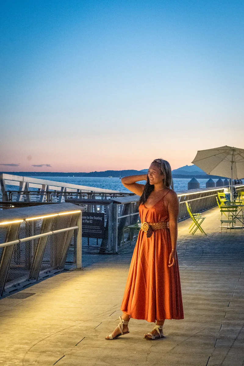 Silk and Salt Go with the Flow dress in Rusted Orange