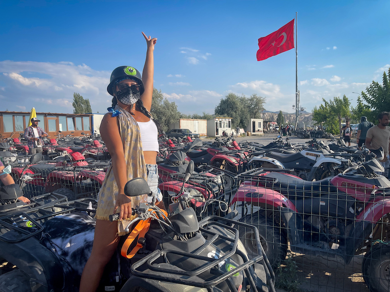 ATV Sunset tour with Hiro Travel Agency in Cappadocia Turkey