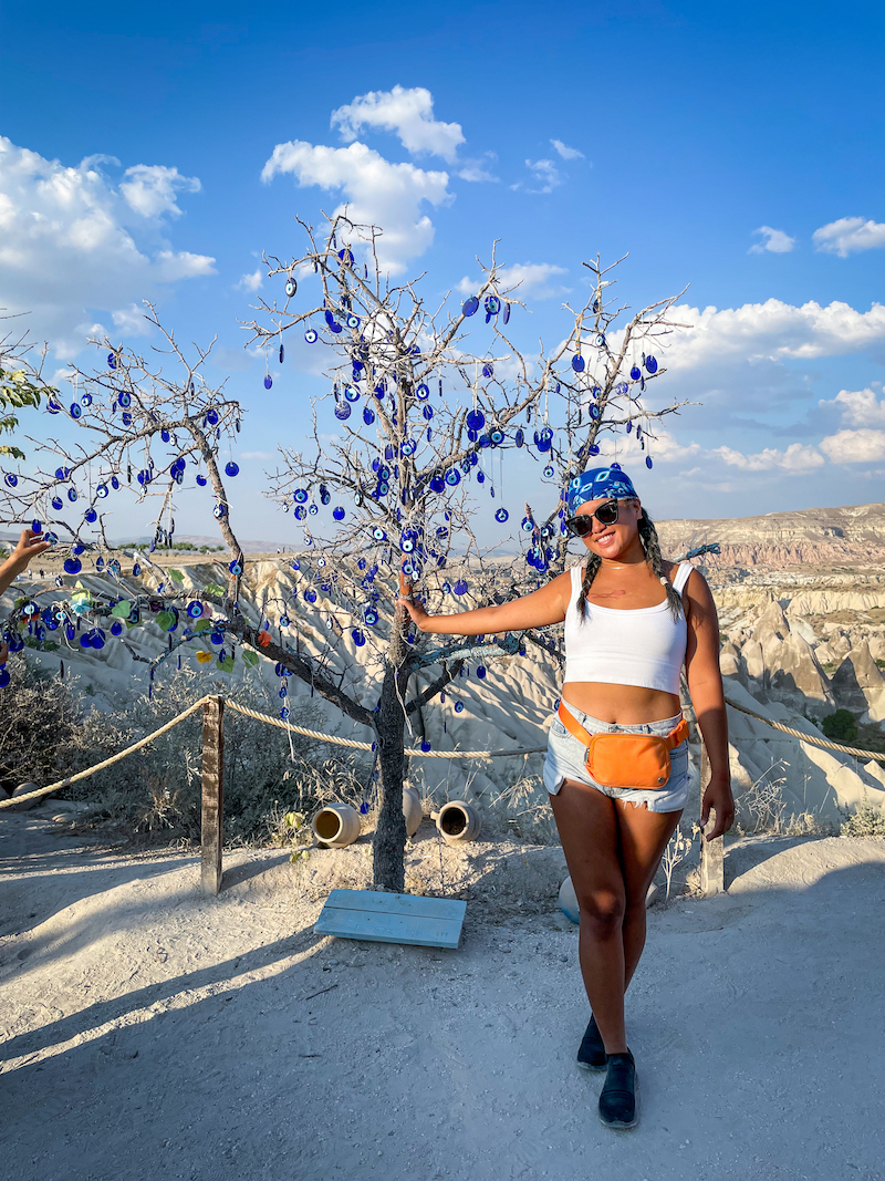 Evil Eye Trees in Cappadocia