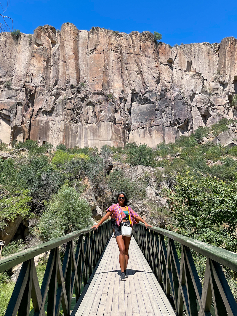 hike Ihlara valley along the melindez river cappadocia turkey