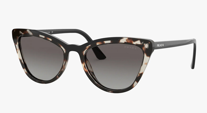 Prada PR 01VS Catwalk cat eye sunglasses tortoise shell