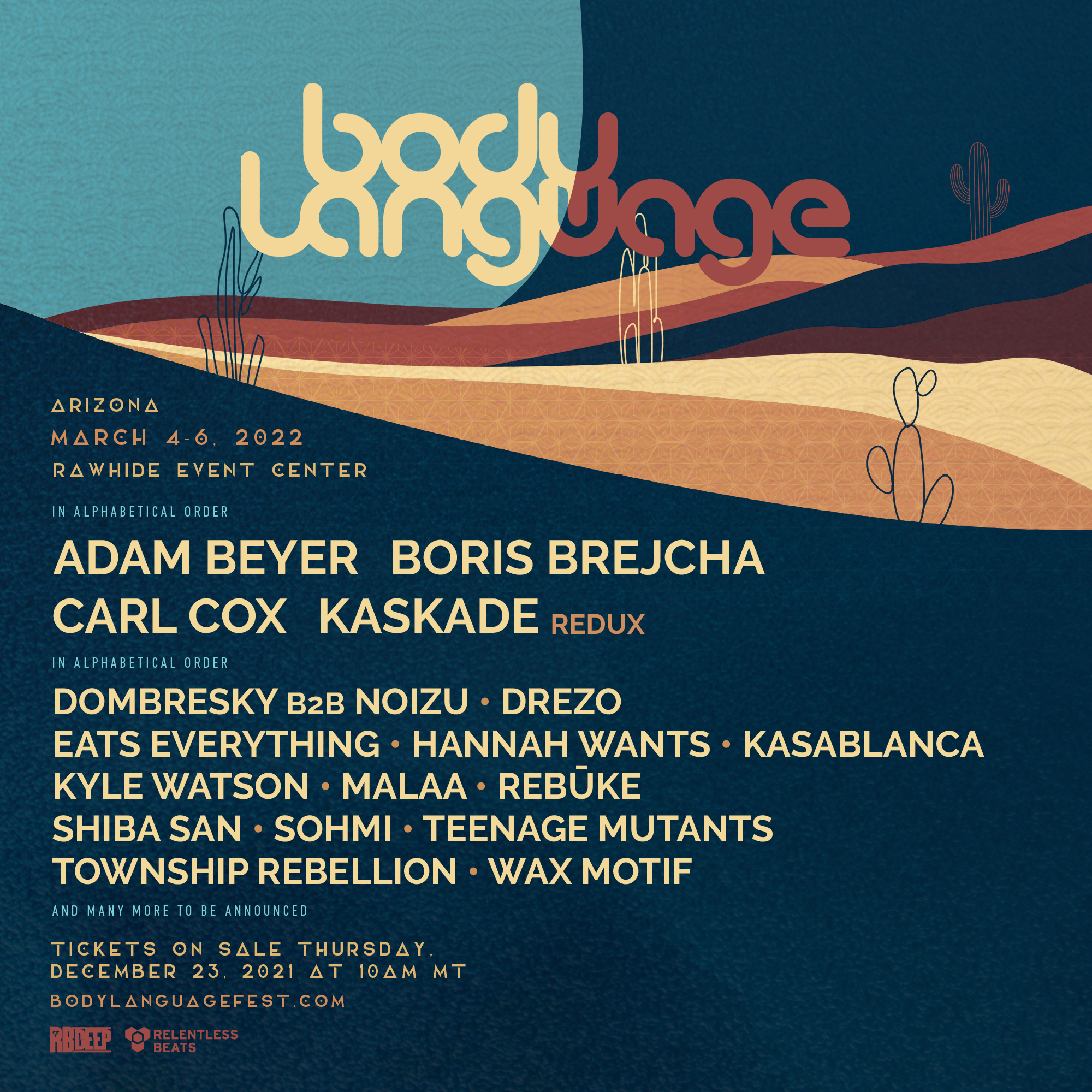 Body Language Festival in Arizona – March 4-6, 2022