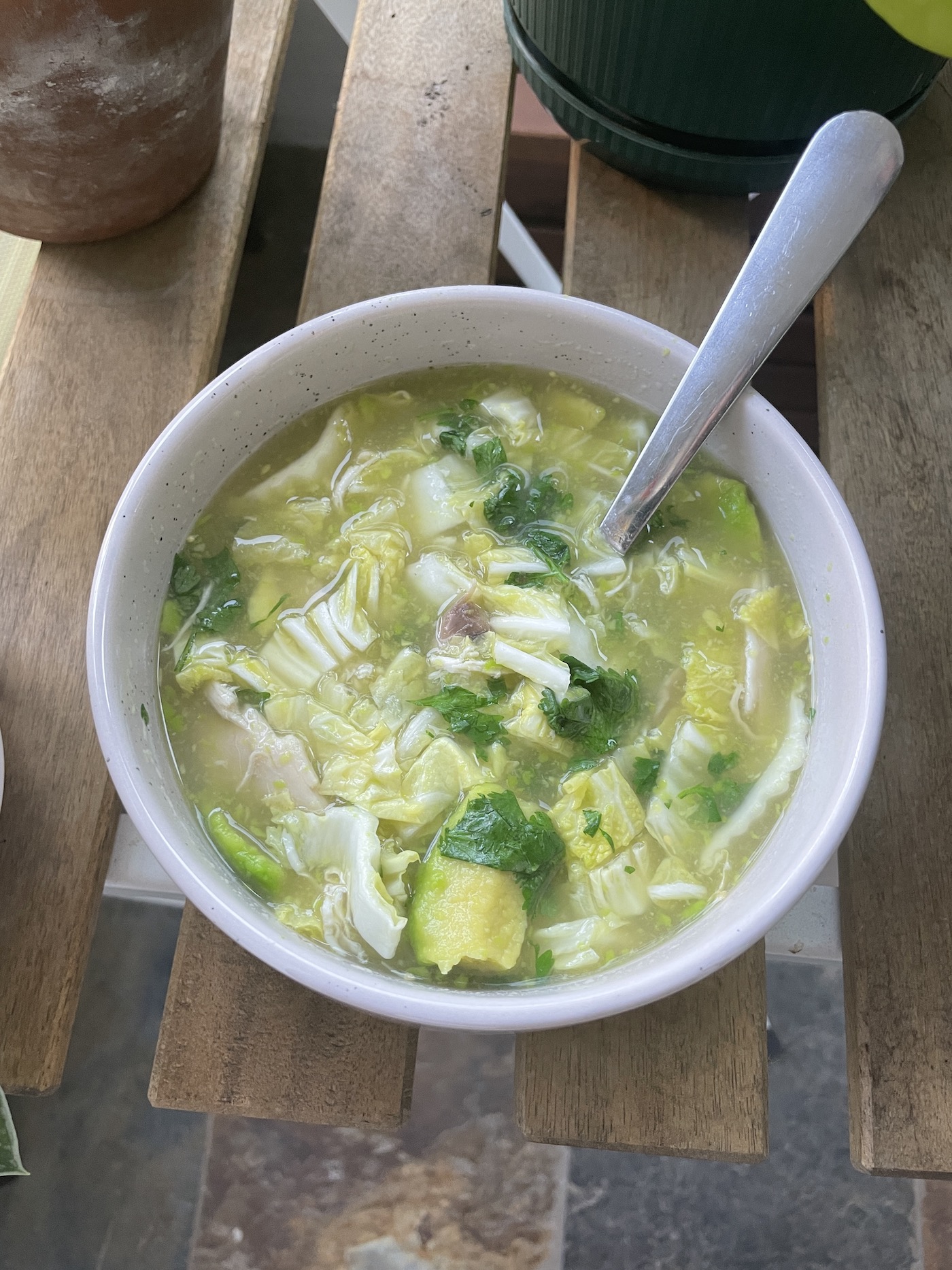 Costco Rotisserie Chicken Pozole Recipe [Green]