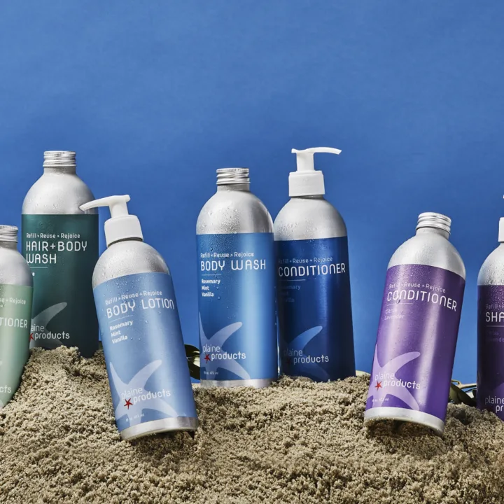 Plaine Products sustainable haircare and skincare