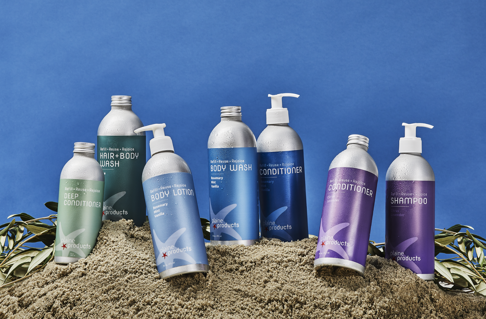 Plaine Products sustainable haircare and skincare