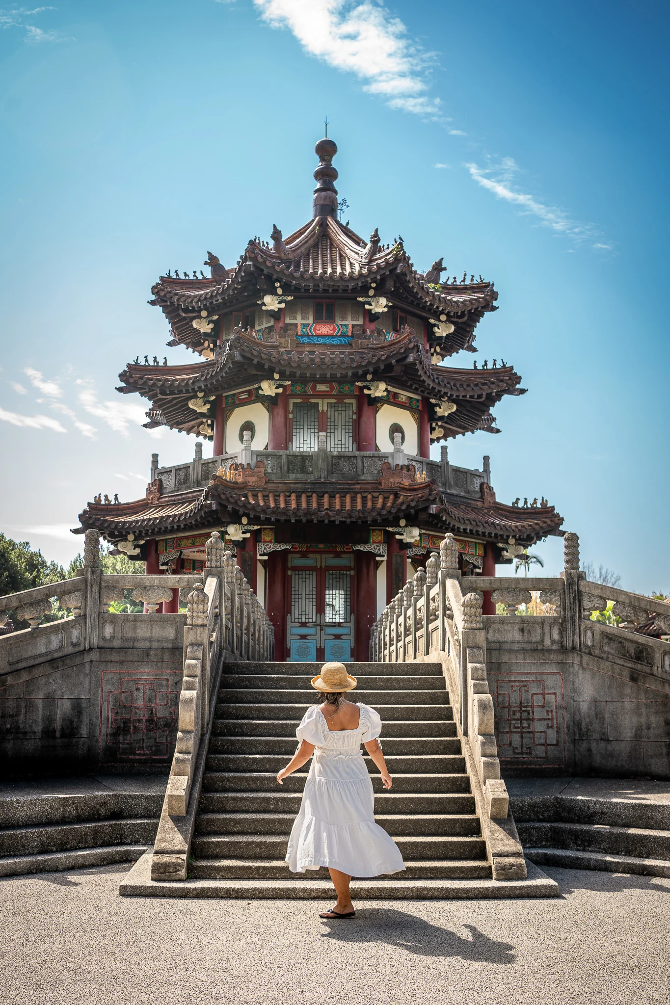 228 peace park pagoda front schimiggy taipei taiwan